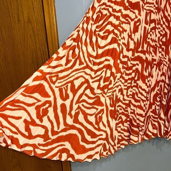 Maeve‎ Anthropologie The Isobel silky Pleated skirt size 8 NWT - Picture 5 of 14